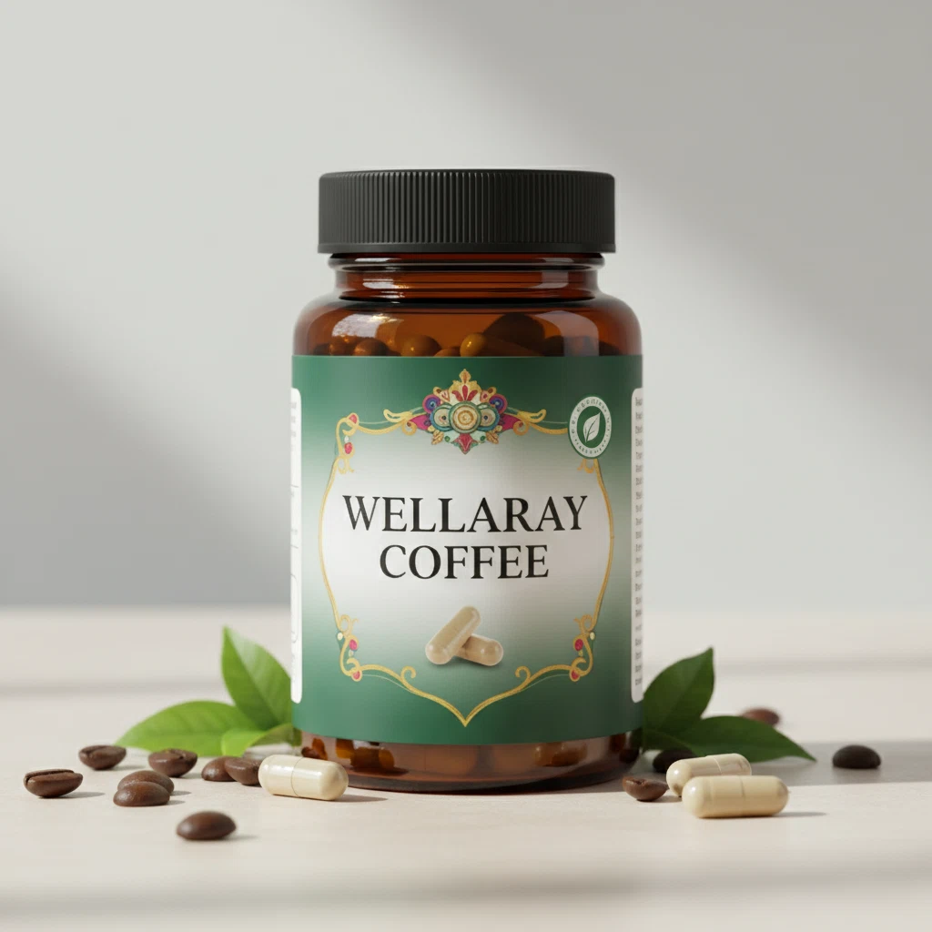 Wellaray Coffee Slim Coffee Booster Verpackung - Nahrungsergänzungsmittel mit L-Carnitin